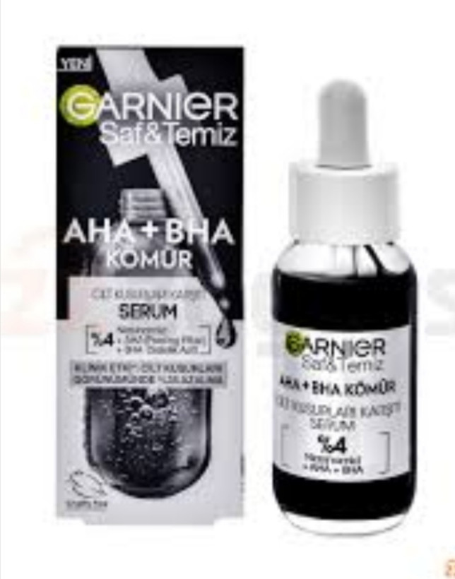 سرم لایه بردار زغال AHA+BHAو نیاسینامید گارنیر