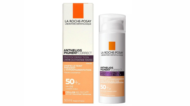 کرم ضد آفتاب رنگی لاروش پوزای آنتلیوس پیگمنت کارکت La Roche Posay اورجینال
